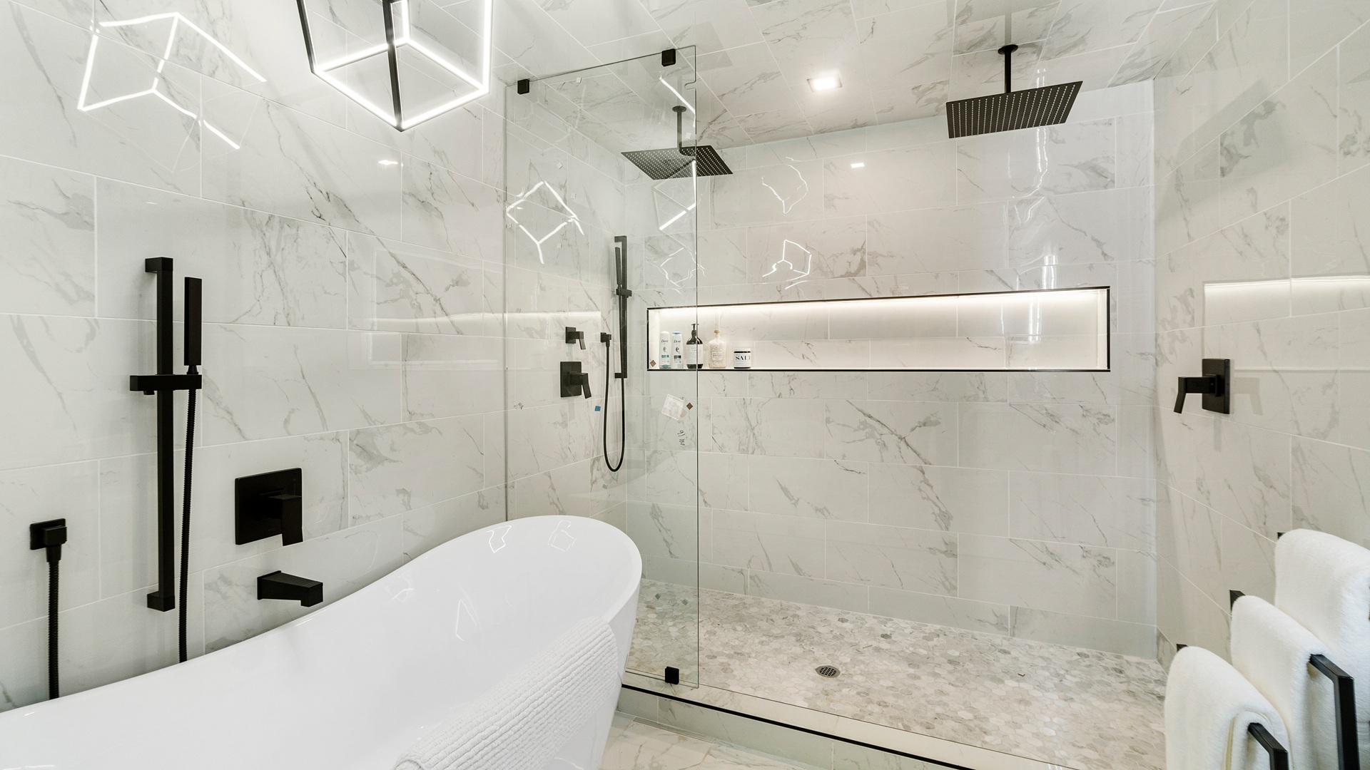 White bathroom Remodel